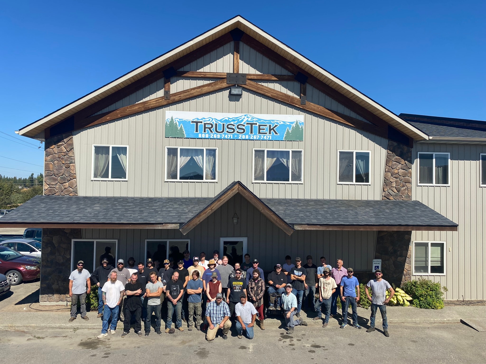 TrussTek office just north of Bonners Ferry
